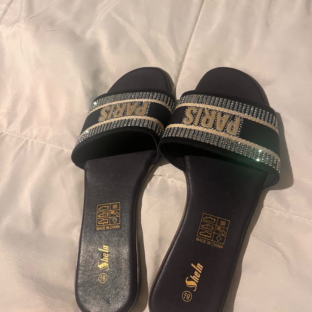 SHEIN Blue Sandals Casual Comfort